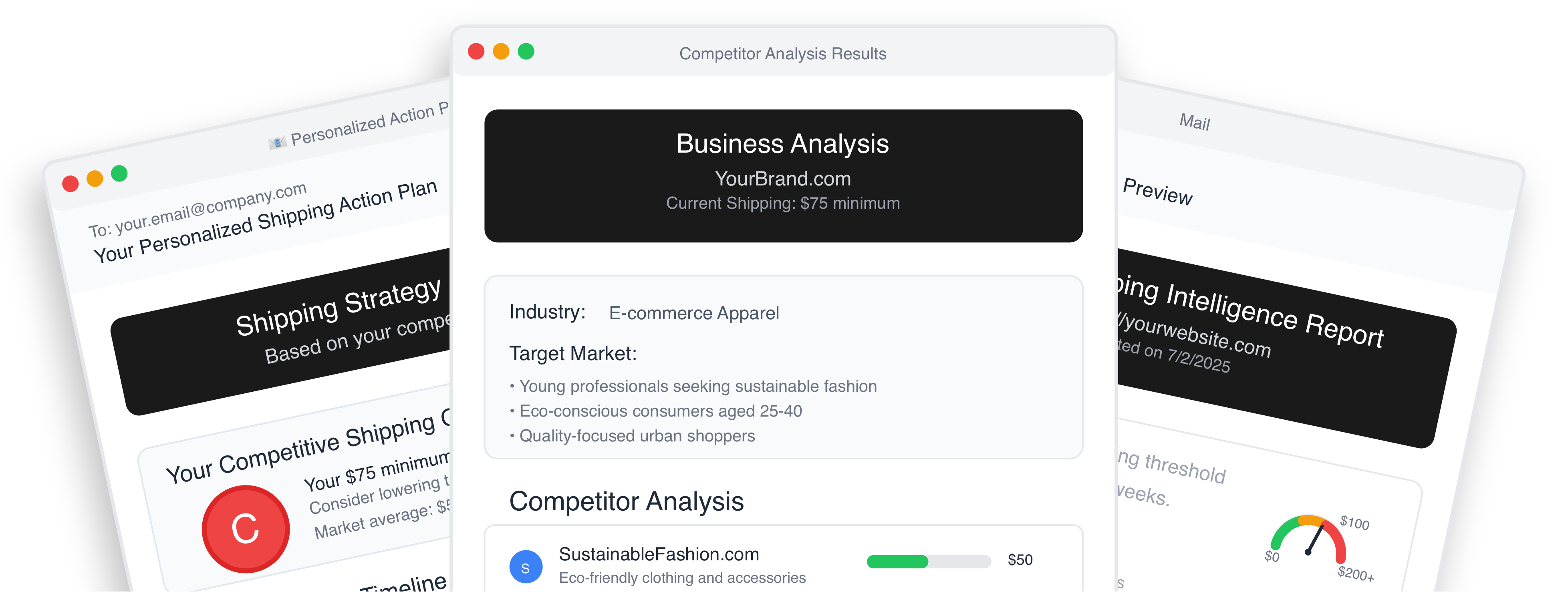 Shipping Comps Platform Preview