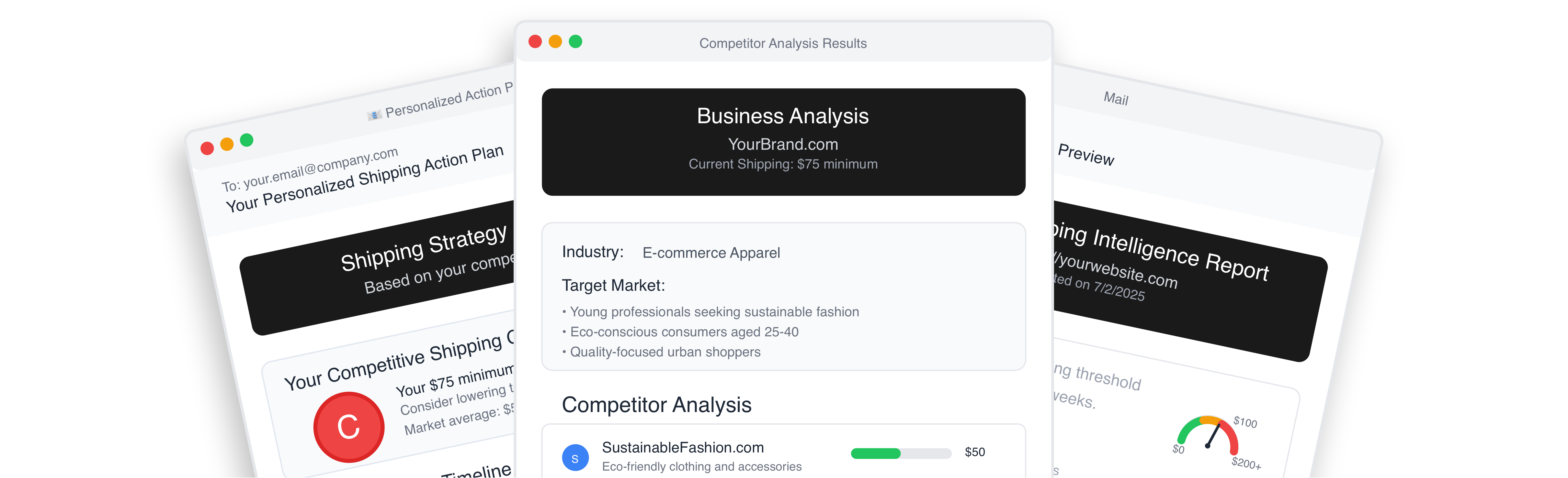Shipping Comps Platform Preview